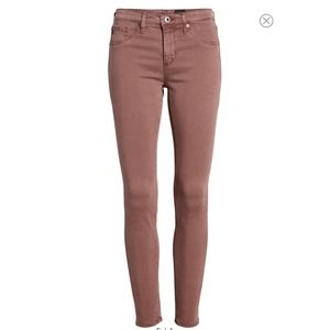 AG NWT The Legging Ankle Jeans Size 31 Sulfur Blackberry